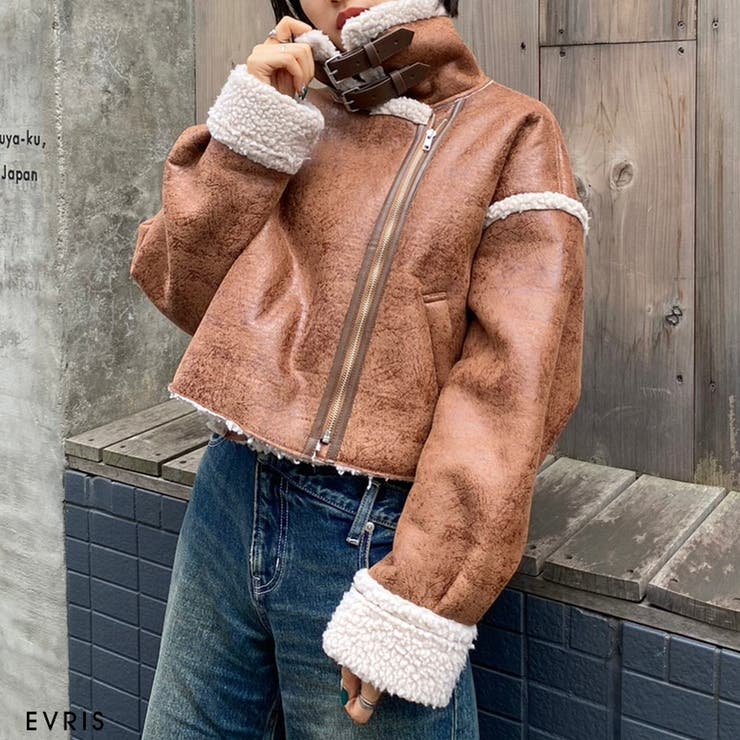 ショートボアブルゾン[品番：MKSW0053919]｜EVRIS（エブリス）の