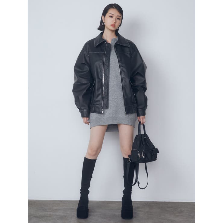 ヴィンテージライクオーバーブルゾン[品番：MKSW0059441]｜EMODA