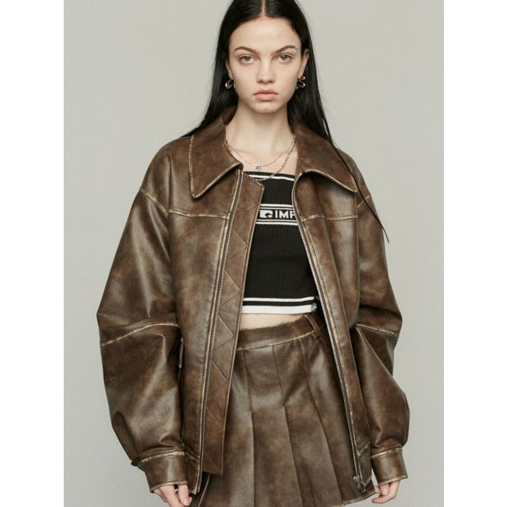 ヴィンテージライクオーバーブルゾン[品番：MKSW0059441]｜EMODA