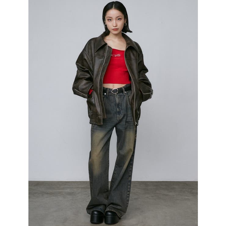 ヴィンテージライクオーバーブルゾン[品番：MKSW0062142]｜EMODA