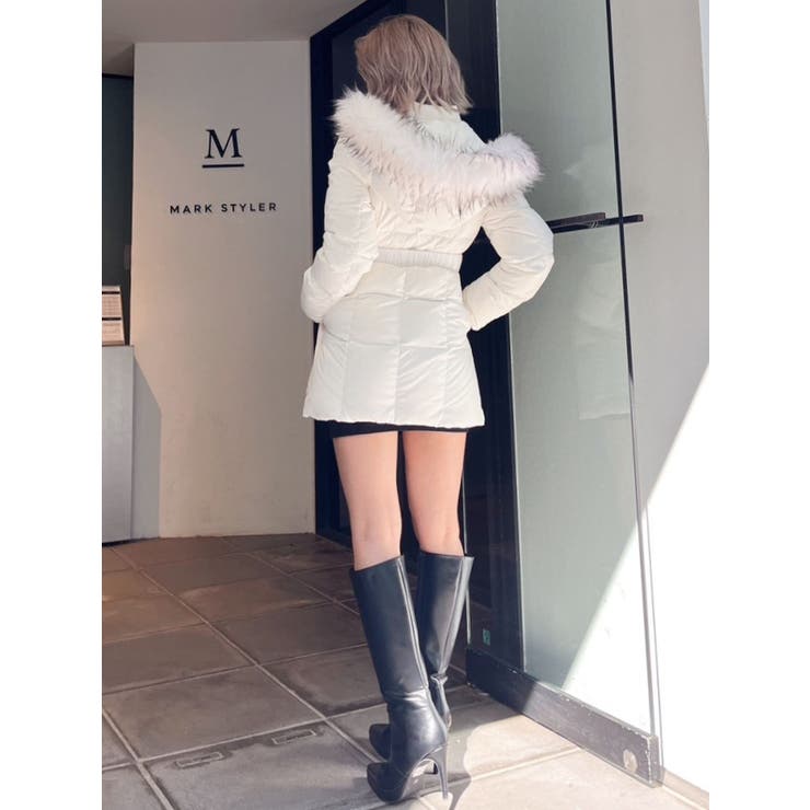 SymmetryGYDAベルト付きロングダウンコート[品番：MKSW0053601]｜GYDA