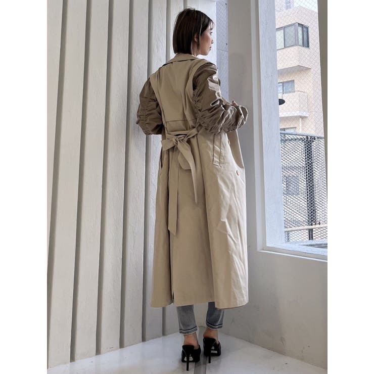 3WAY mix material トレンチコート[品番：MKSW0049426]｜GYDA