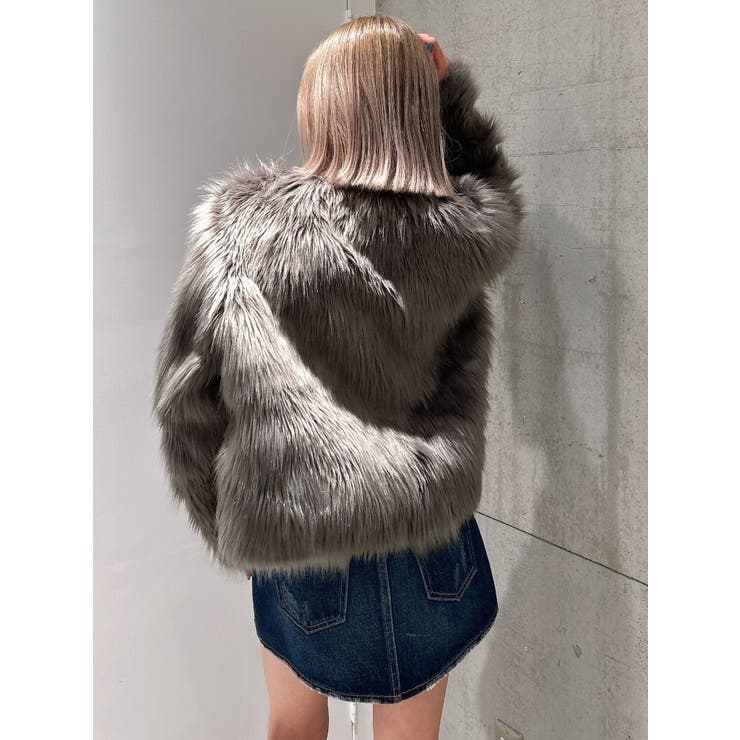 レイヤードエコファーライダースジャケット[品番：MKSW0060397]｜GYDA