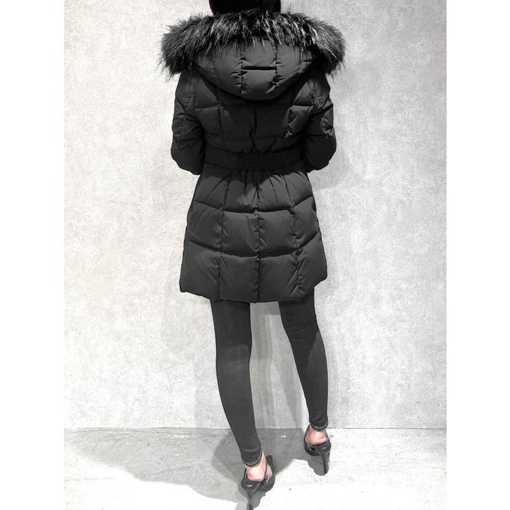 TINY】GDベルト付きロングダウンコート[品番：MKSW0066519]｜GYDA