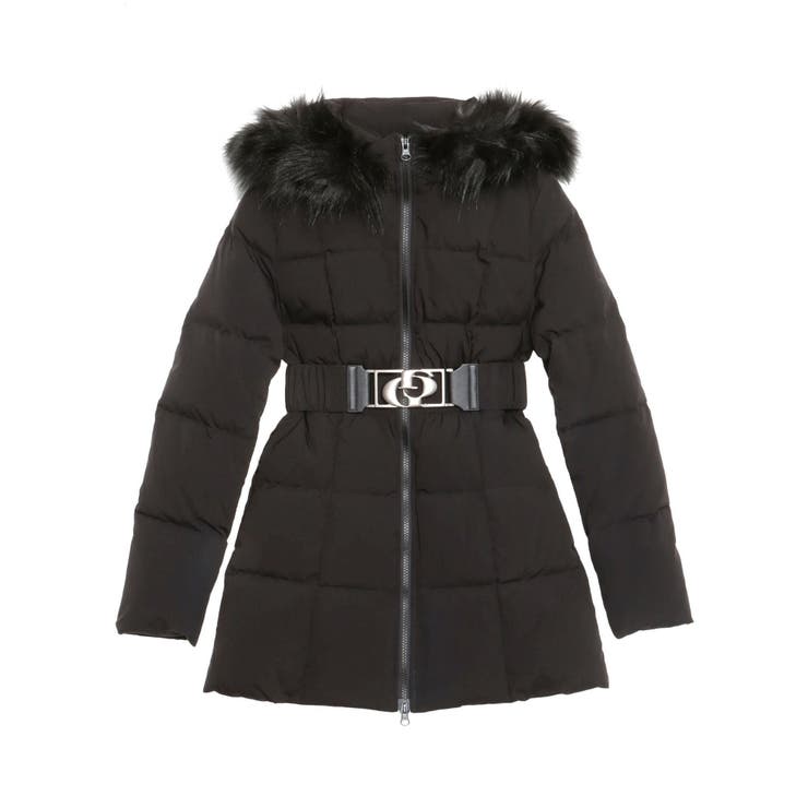 TINY】GDベルト付きロングダウンコート[品番：MKSW0066519]｜GYDA