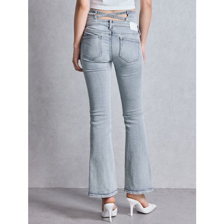 NEWハイウエストBACKクロスフレアパンツ[品番：MKSW0062669]｜GYDA