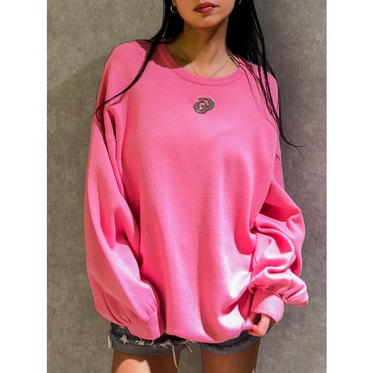 GDロゴLOOSEモチーフニットトップス[品番：MKSW0062436]｜GYDA