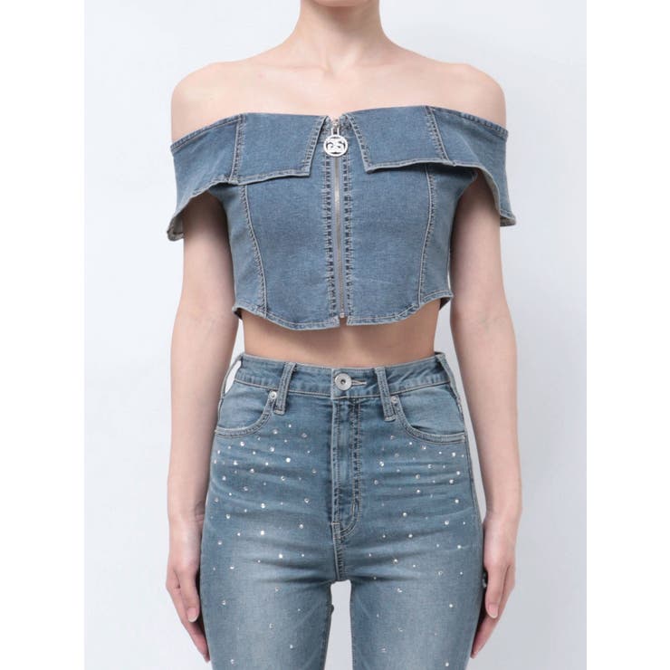 せいせいコラボ】GSストーンスライダーオフショルトップス[品番