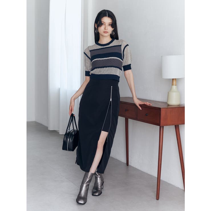 マルチウェイZIPナロースカート[品番：MKSW0058837]｜MURUA（ムルーア