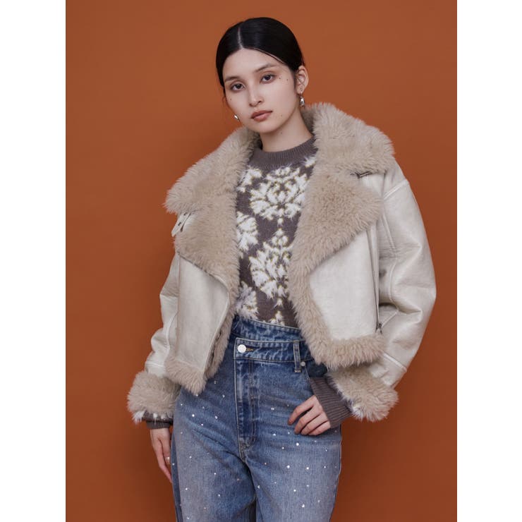 ヴィンテージライクショートフェイクムートン[品番：MKSW0060527