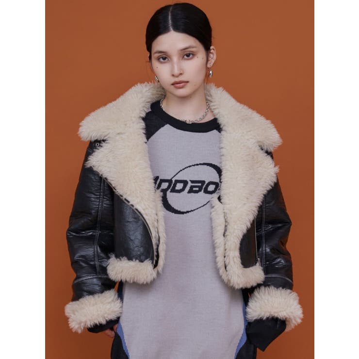 ヴィンテージライクショートフェイクムートン[品番：MKSW0060527