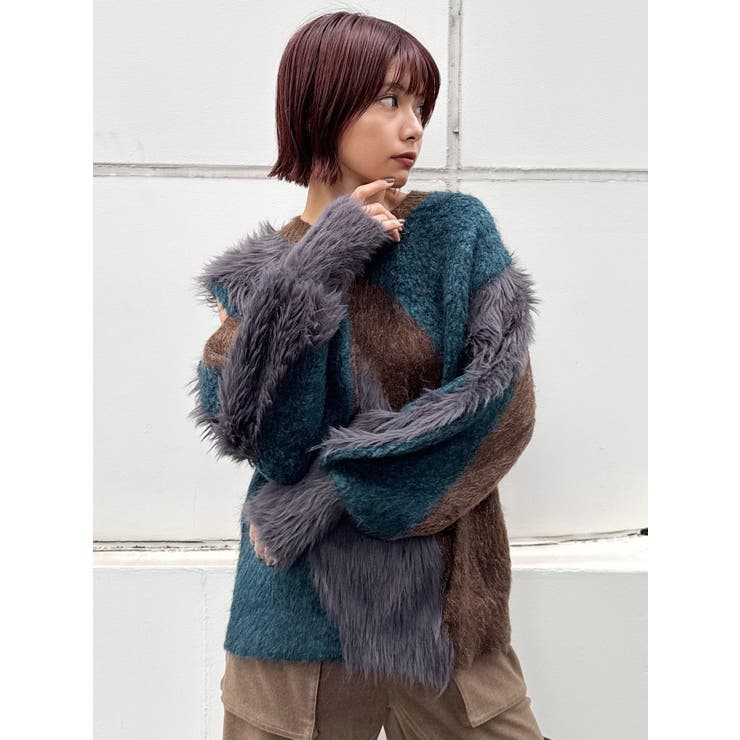 YUKKOコラボ】MIXヤーンチュニックニット[品番：MKSW0067143]｜MURUA