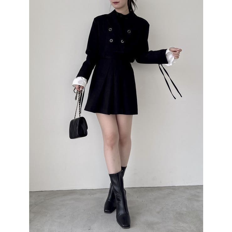 SETUP】ボンディングショートジャケット※セットアップ対応[品番