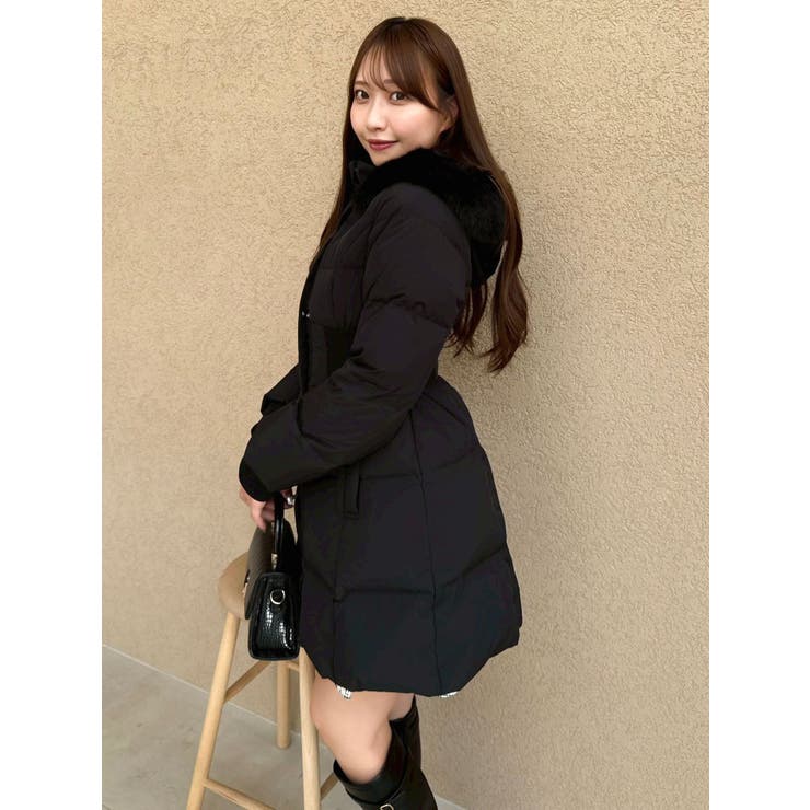 ウエストマークレディダウンコート[品番：MKSW0067664]｜dazzlin