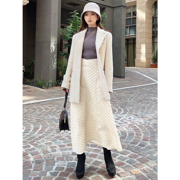 キルティングフレアスカート[品番：MKSW0053641]｜RESEXXY（リゼクシー