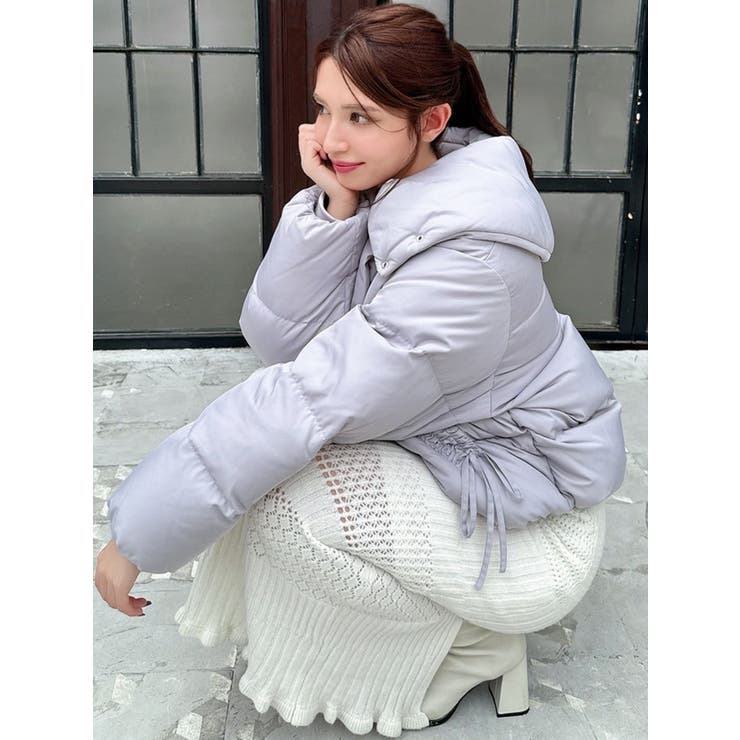 リボンデザインダウンジャケット[品番：MKSW0067324]｜RESEXXY