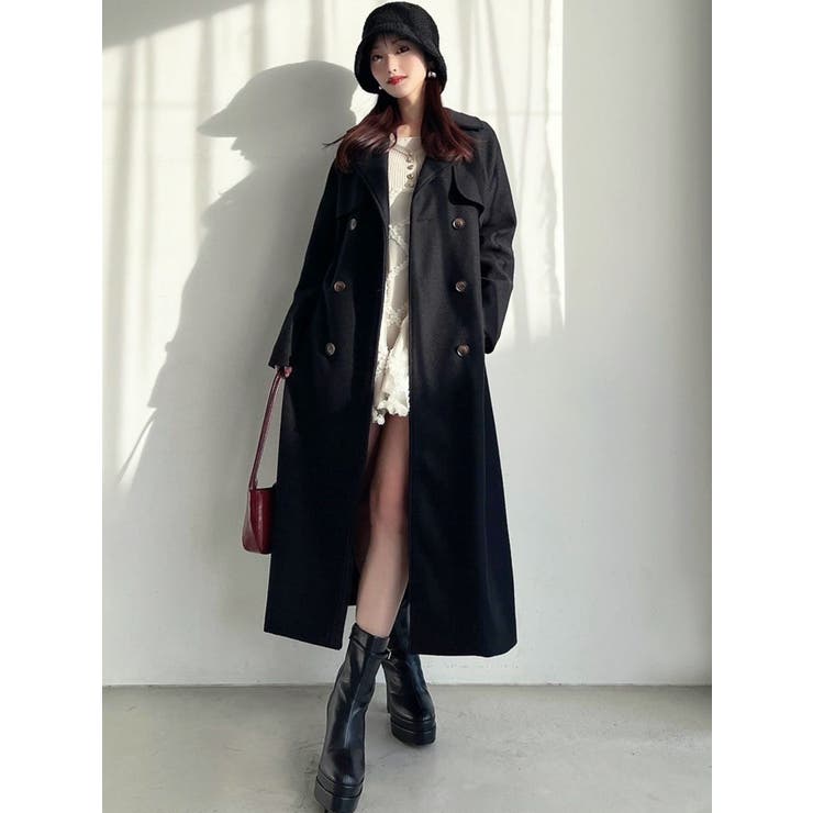 ウールライクロングコート[品番：MKSW0061315]｜RESEXXY（リゼクシー