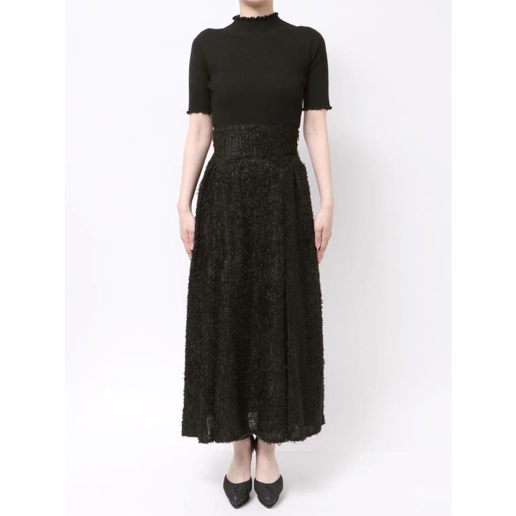 ジャガードフレアスカート[品番：MKSW0063943]｜RESEXXY（リゼクシー