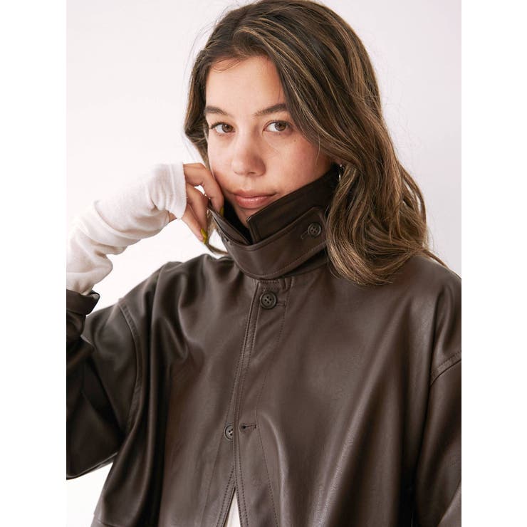 フェイクレザーブルゾン[品番：MKSW0046890]｜Ungrid（アングリット