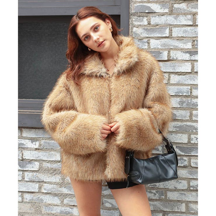 フェイクファージャケット[品番：MJNW0003358]｜me Jane（ミージェーン