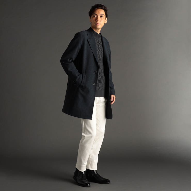 グレンチェック チェスターコート[品番：NICW0006184]｜NICOLE（ニコル