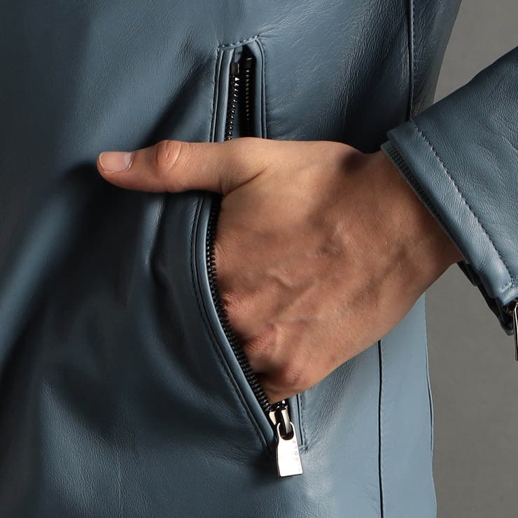 ラムレザー ライダースブルゾン[品番：NICW0005267]｜NICOLE（ニコル