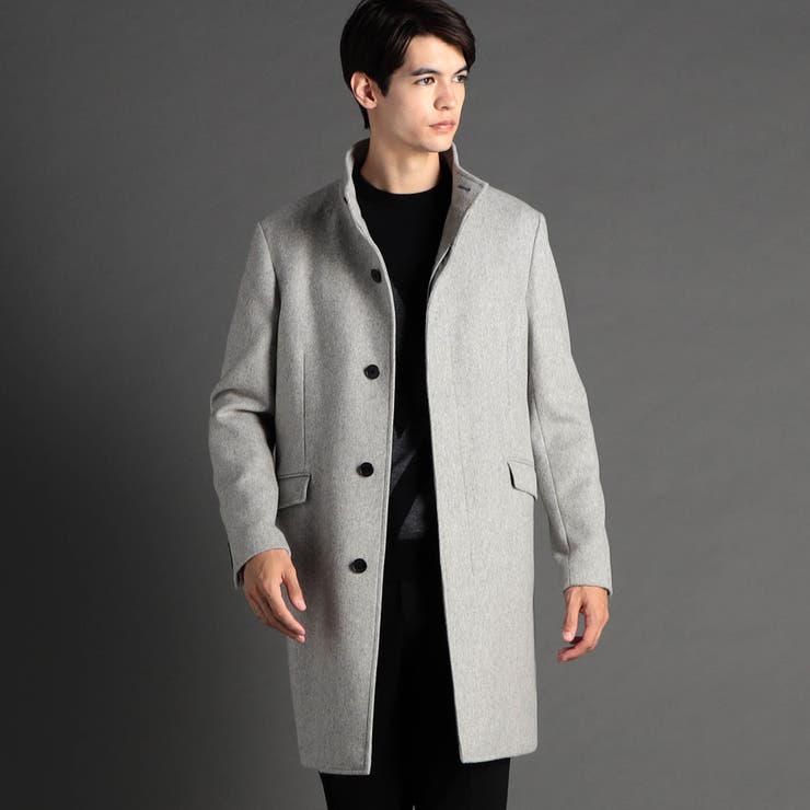 ex/tra】カシミヤビーバー スタンドカラーコート[品番：NICW0004084