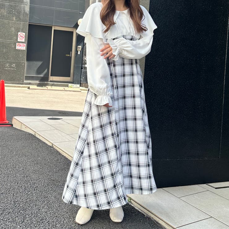 Web限定】BIGカラーコルセットワンピース[品番：OLOW0010918]｜RMAF