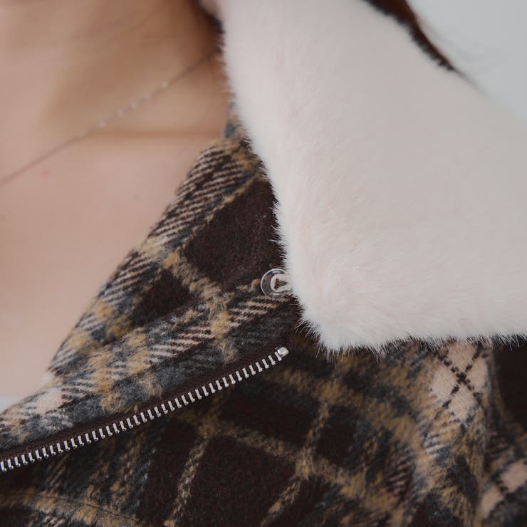 衿ファー付ショートジャケット[品番：OLOW0016950]｜RMAF NICE CLAUP