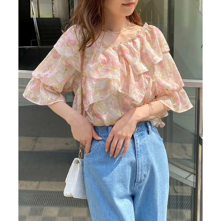 one after another】2wayオフショルブラウス[品番：NCLW0010352]｜NICE