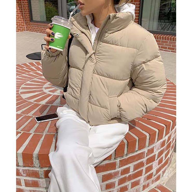 BLACK UP(ブラックアップ)クロップダウンジャケット 韓国[品番