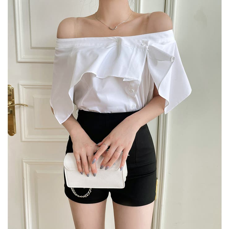 CHUU(チュー)スリムハイウエストショートパンツ[品番：NWIW0008615