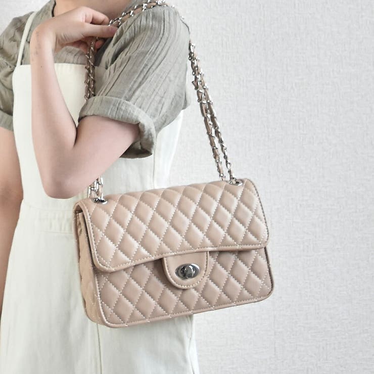 キルティング チェーンバッグ 女子会[品番：XL000001986]｜SLENDER