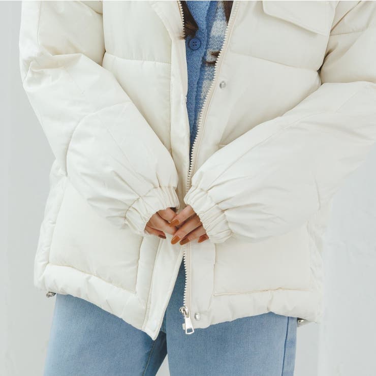 フード付きダウンジャケット 中綿 ストリート[品番：ORGW0000288]｜Ada