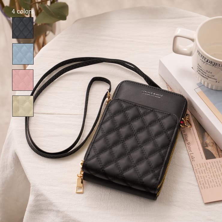 キルティング2ポケットスマホショルダー[品番：ORGW0000339]｜Ada