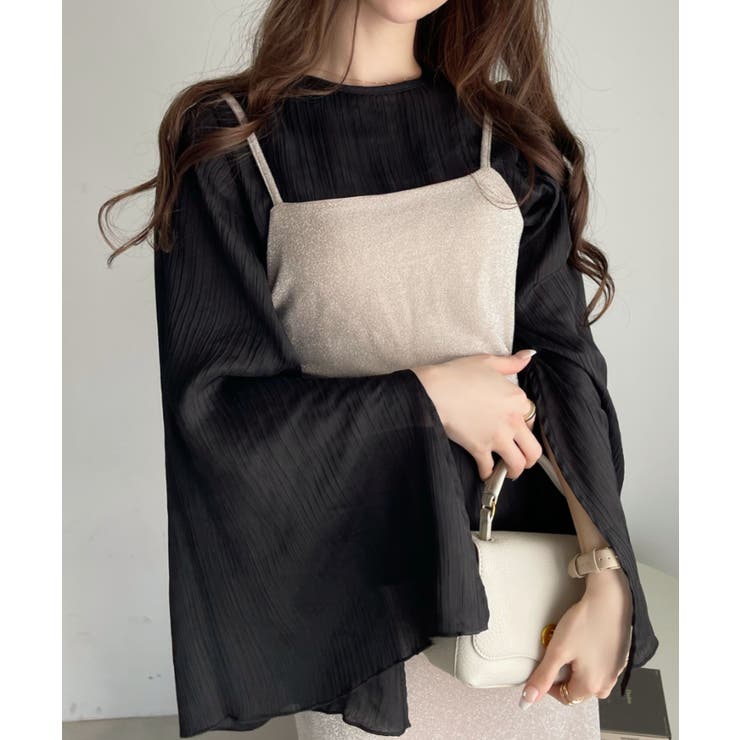 ラメ ビスチェ Iラインスカート セットアップ[品番：ORGW0008543]｜Ada