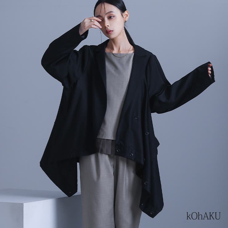 kOhAKU変形デザインテーラードジャケット[品番：MITW0014923
