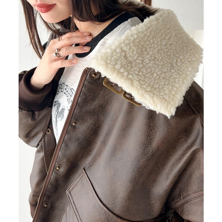 Java ジャバコラボ》ヴィンテージライクな主役級アイテム。襟ボア