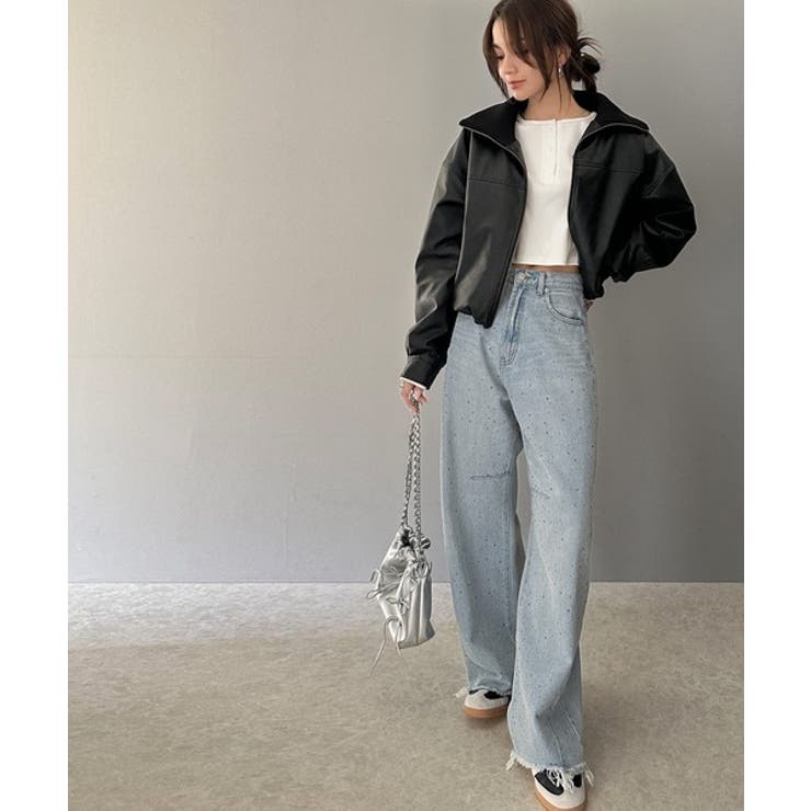 Javaジャバコラボ》洗練された大人スタイル。ショート丈リブタートル