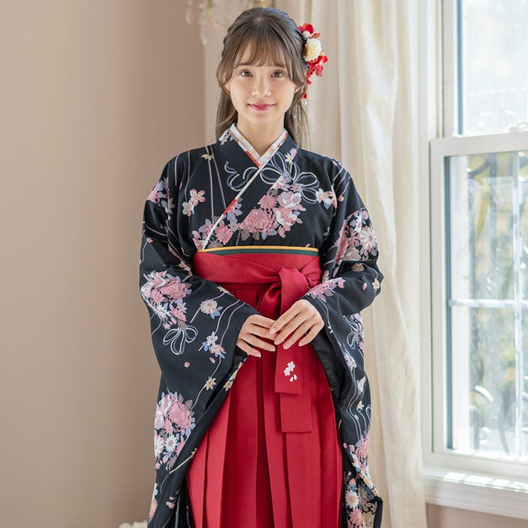 着付け簡単袴セット 卒業式 卒園式[品番：CATK0003064]｜Catherine