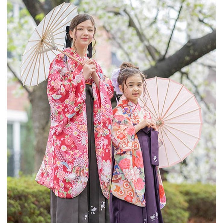 簡単袴セット 京都絵師描き下ろし新柄 2025年3月卒業[品番