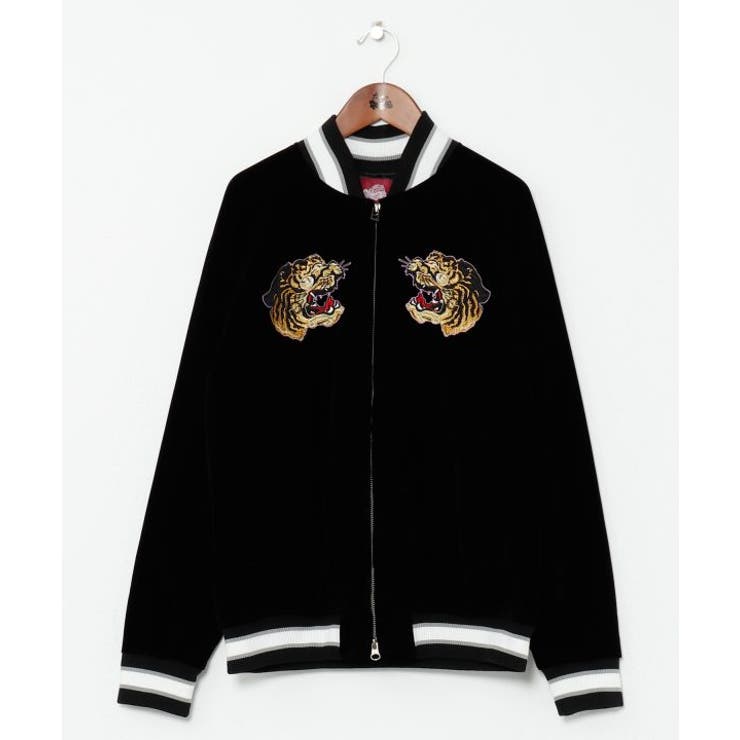 カヤ】【刺子ジャン】浮世絵スーベニアジャケット[品番：ACNW0025442