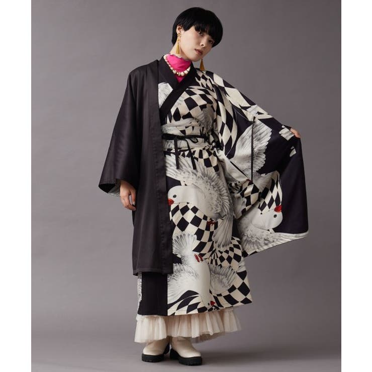 重宗玉緒×倭物やカヤ】モダン着物羽織[品番：ACNW0023488]｜アミナ