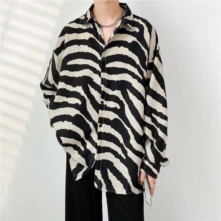 柄シャツ ゼブラ柄 アニマル柄[品番：DCTW0003391]｜Decorative