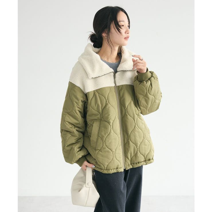 ボアキルト切替ブルゾン[品番：EHEW0046727]｜CRAFT STANDARD BOUTIQUE