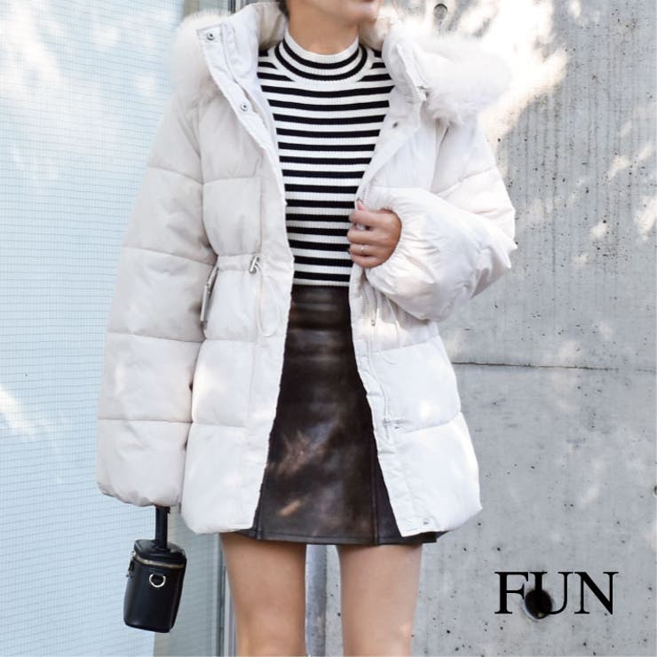 ベルトツキファーナカワタコート[品番：TRNW0001422]｜FUN（ファン）の