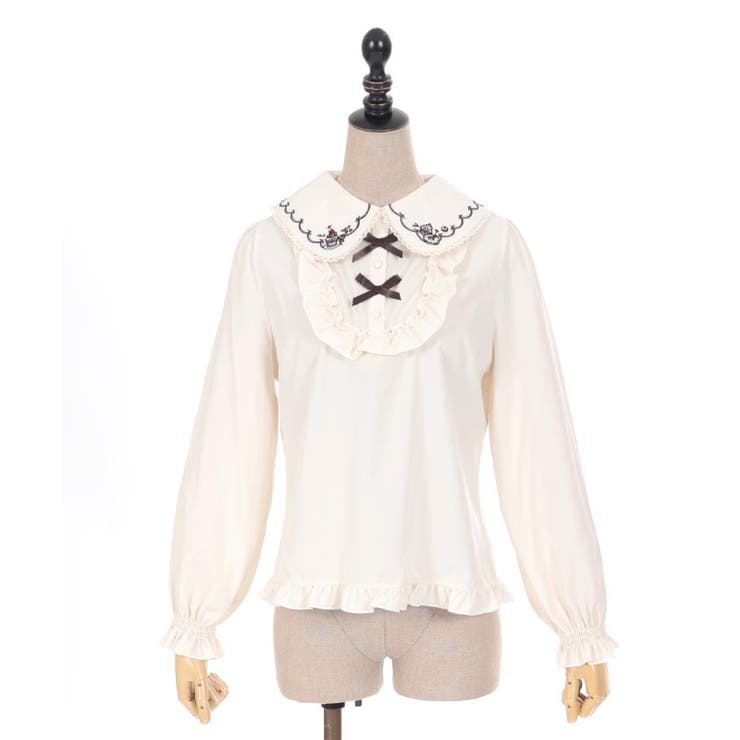 フリュイ・コンフィ刺繍ブラウス[品番：IGAW0005450]｜axes femme