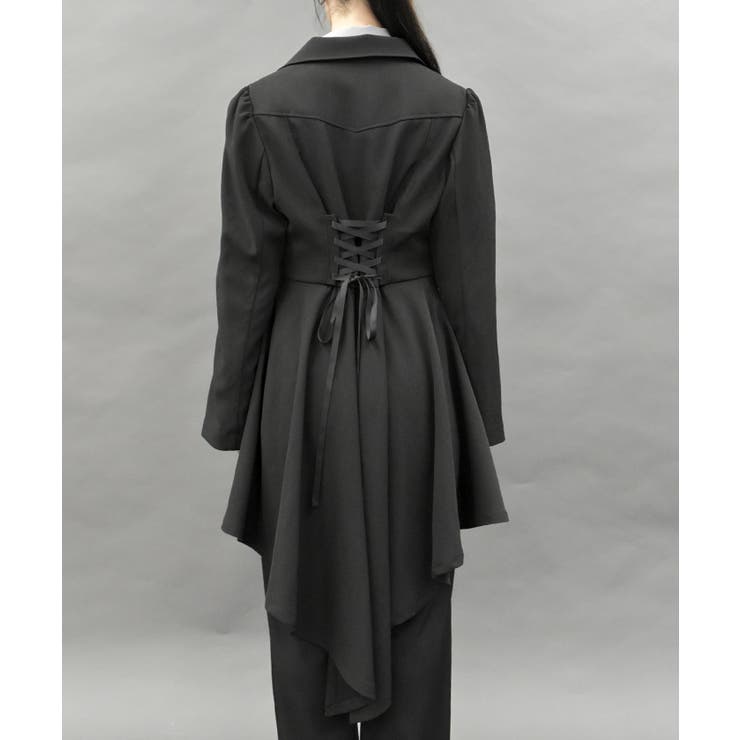 燕尾デザインロングジャケット[品番：IGAW0005805]｜axes femme