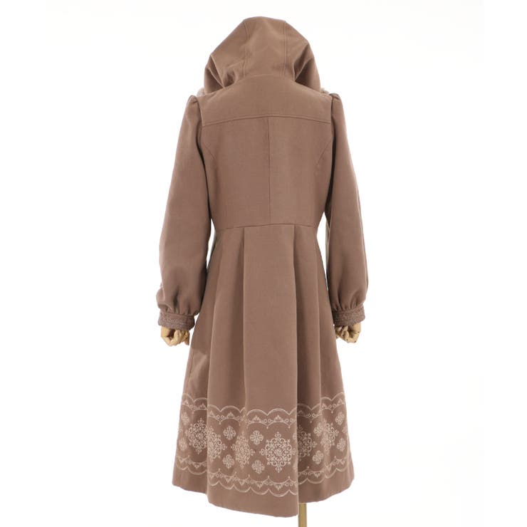 パネル刺繍ダッフルコート[品番：IGAW0001012]｜axes femme