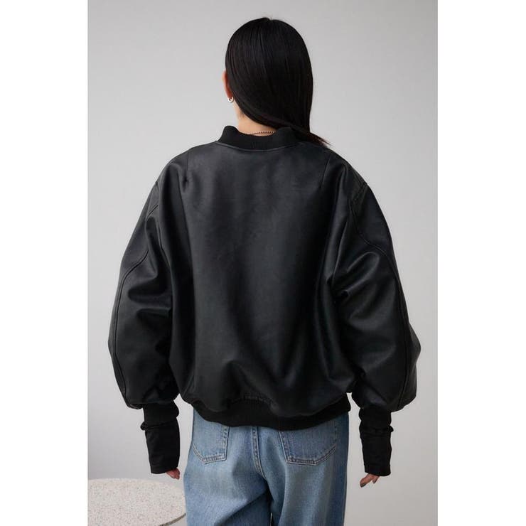 リバーシブルフェイクレザーブルゾン[品番：AZLW0022969]｜AZUL BY